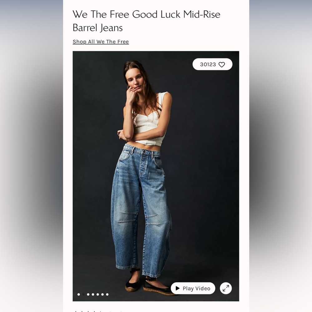 We the Free Barrel Jeans